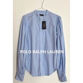 ポロラルフローレン(POLO RALPH LAUREN)のPOLO ラルフローレン　シャツ　パフスリーブ　ストライプ　米国購入　新品(シャツ/ブラウス(長袖/七分))