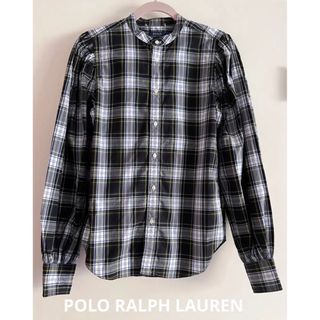 ポロラルフローレン(POLO RALPH LAUREN)のPOLO ラルフローレン　シャツ　パフスリーブ　タータンチェック　米国購入　新品(シャツ/ブラウス(長袖/七分))