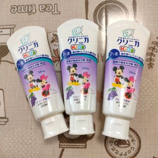 ライオン(LION)のクリニカKid'sハミガキ　グレープ(歯ブラシ/歯みがき用品)