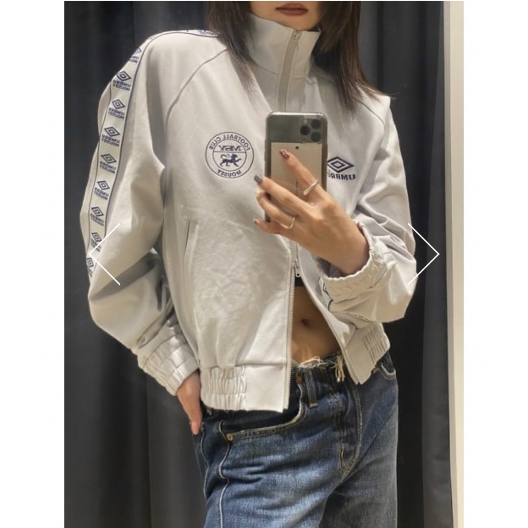 moussy - MOUSSY UMBRO JERSEY トップス♡グレーの通販 by n&k