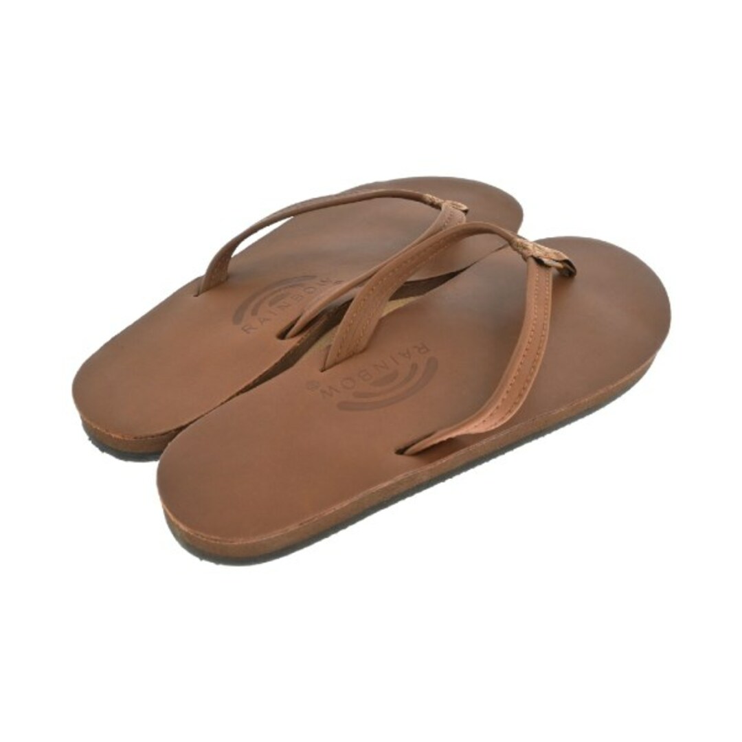 RAINBOW SANDALS サンダル -(25cm位) 茶 【古着】【中古】