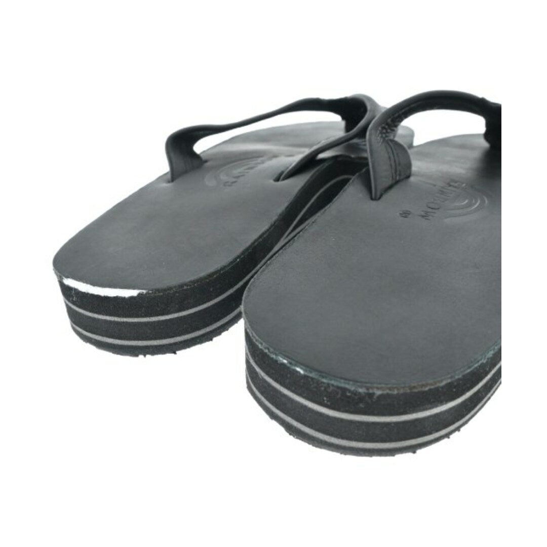 RAINBOW SANDALS(レインボーサンダル)のRAINBOW SANDALS レインボーサンダル サンダル 25.5cm 黒 【古着】【中古】 レディースの靴/シューズ(サンダル)の商品写真