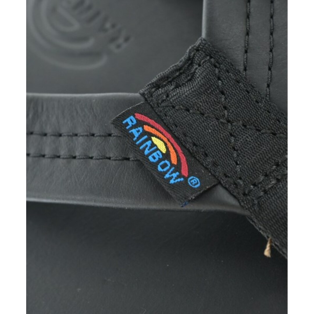 RAINBOW SANDALS(レインボーサンダル)のRAINBOW SANDALS レインボーサンダル サンダル 25.5cm 黒 【古着】【中古】 レディースの靴/シューズ(サンダル)の商品写真