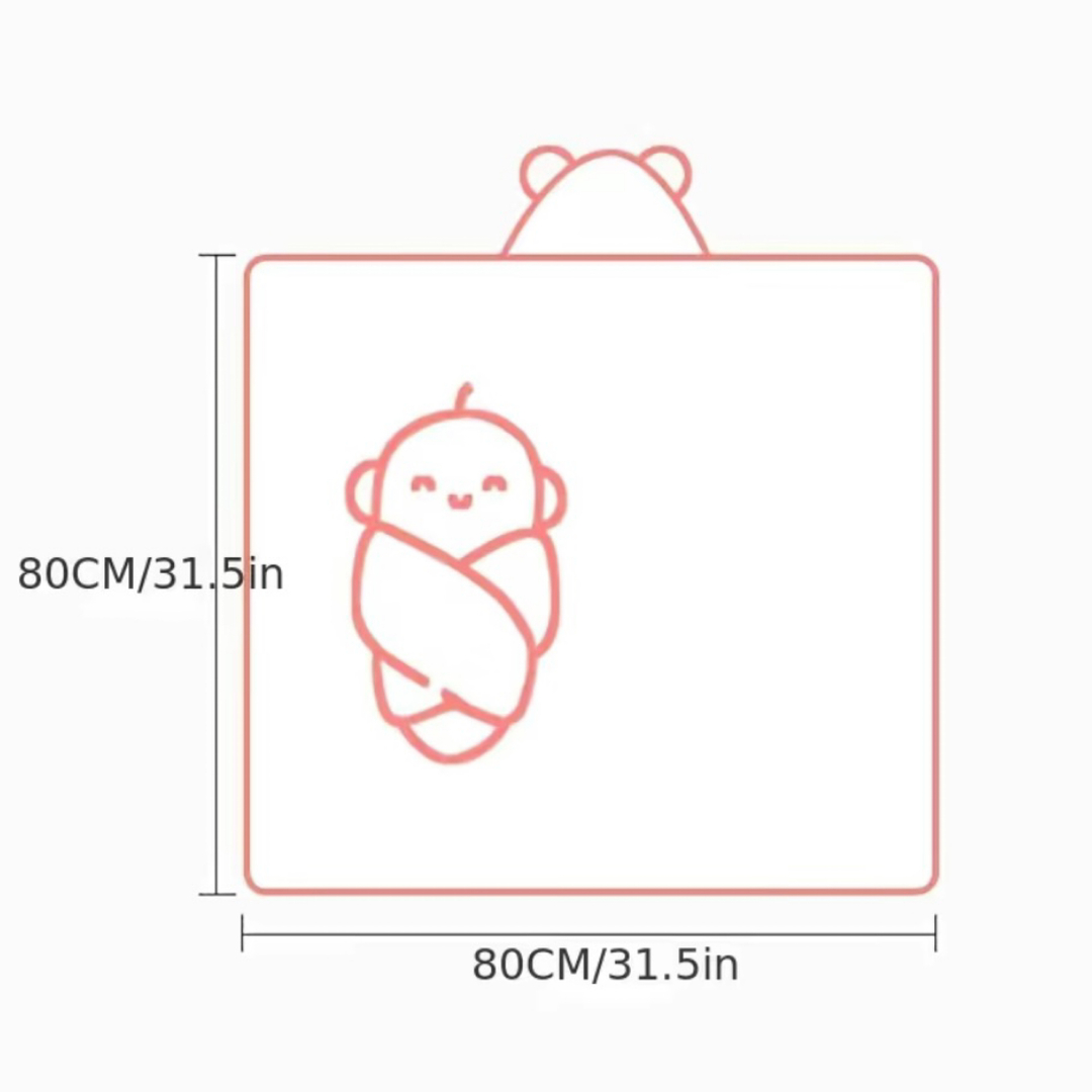 ❤️ベビー バスタオル❤️しろくま フードつき 速乾 マイクロファイバー ギフト キッズ/ベビー/マタニティのキッズ/ベビー/マタニティ その他(その他)の商品写真