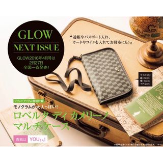 ロベルタディカメリーノ(ROBERTA DI CAMERINO)のGLOW 2016年4月号付録 ロベルタ ディ カメリーノ マルチケース(ポーチ)