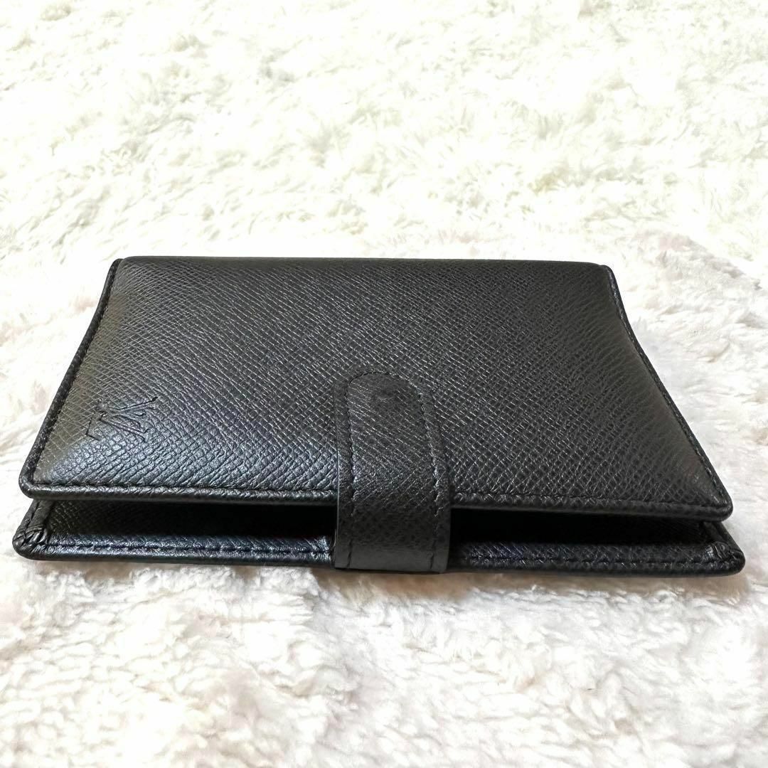 美品 ルイヴィトン タイガ 手帳カバー 黒 レディース
