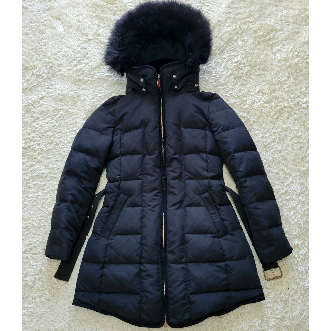 ✨極美品✨ MONCLER  ダウンコート Aライン ベルトあり 黒