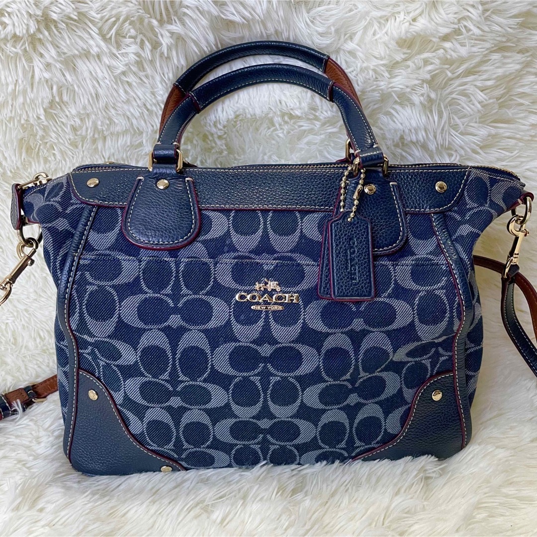 COACH 2wayデニムバック