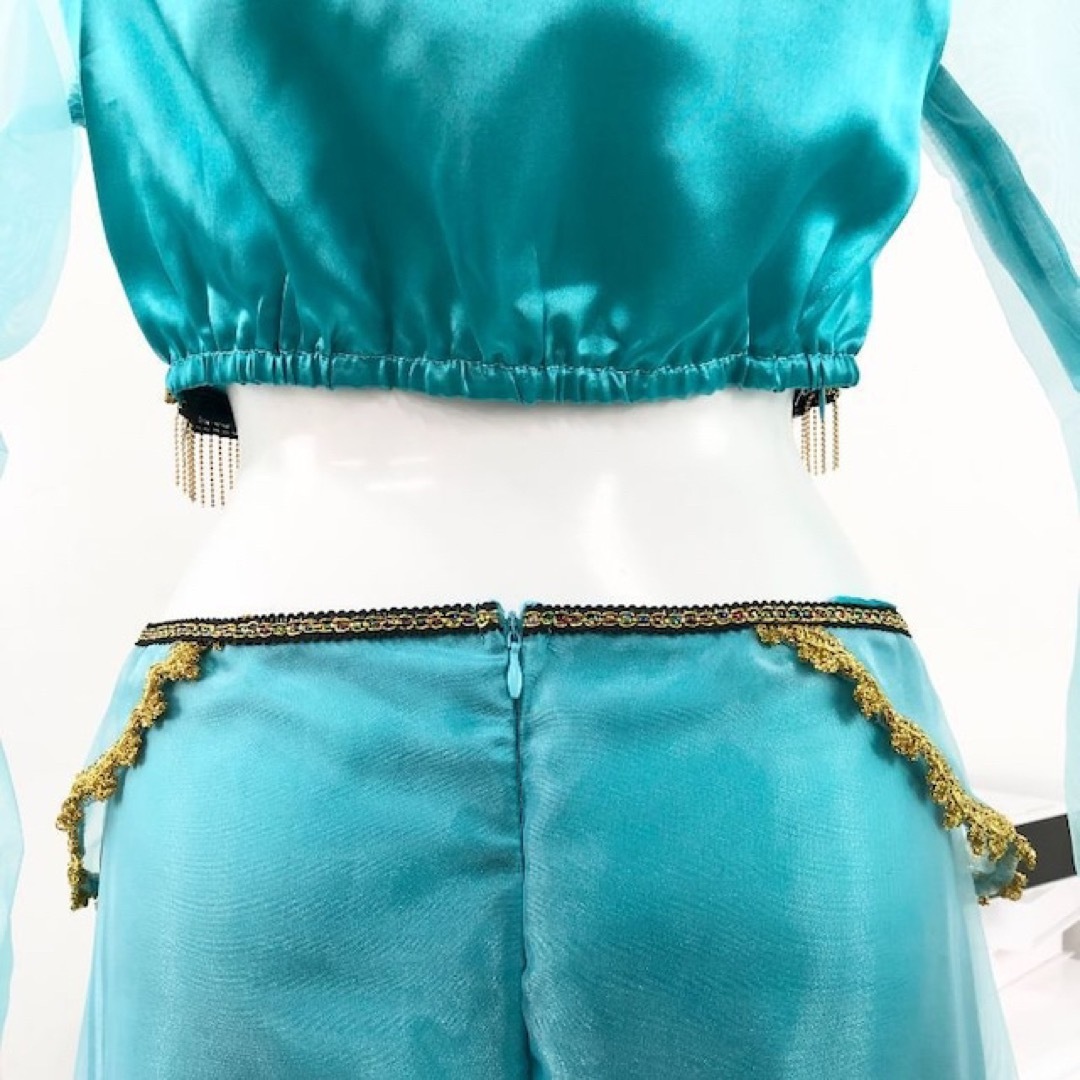 アラジン ジャスミン コスプレ レディース ハロウィン 衣装 3点セット XL エンタメ/ホビーのコスプレ(衣装一式)の商品写真