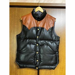 THE REAL McCOY'S - JOE McCOY LEATHER DOWN VESTダウンベストの通販