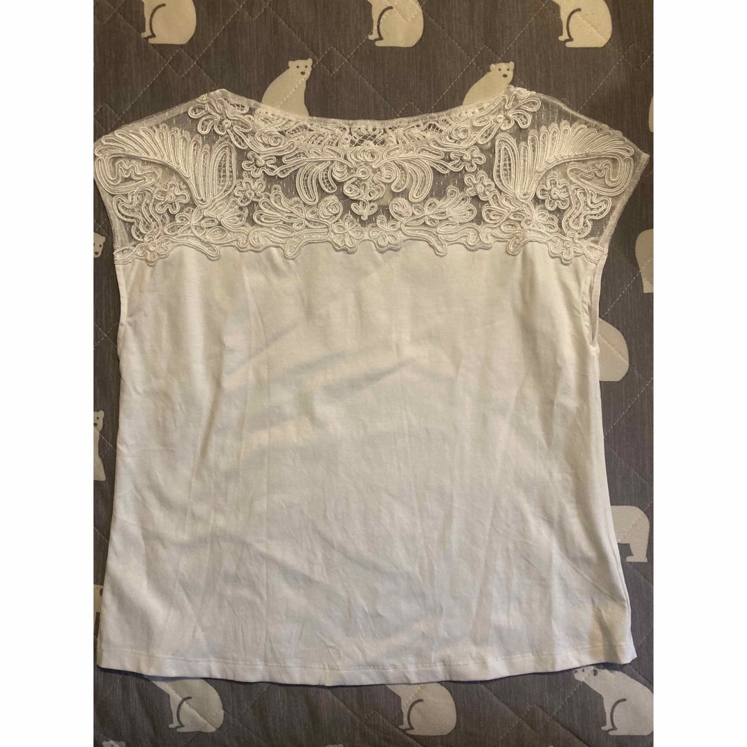 GRACE CONTINENTAL(グレースコンチネンタル)のあんこ様専用　グレースコンチネンタル　コード刺繍ヨークTシャツ レディースのトップス(Tシャツ(半袖/袖なし))の商品写真
