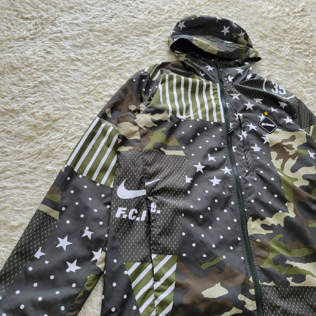 希少名作】FCRB NIKE クレイジーパターン プラクティス パーカー