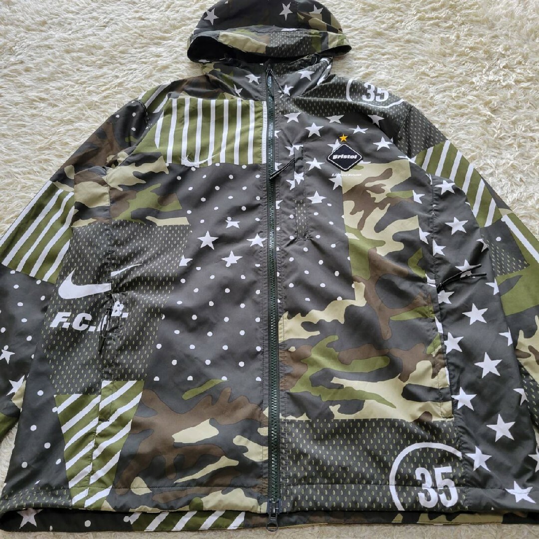 希少名作】FCRB NIKE クレイジーパターン プラクティス パーカー