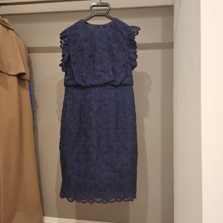 アメリヴィンテージ(Ameri VINTAGE)の美品 Agaレース ワンピース 結婚式 ドレス お呼ばれワンピース(ミディアムドレス)