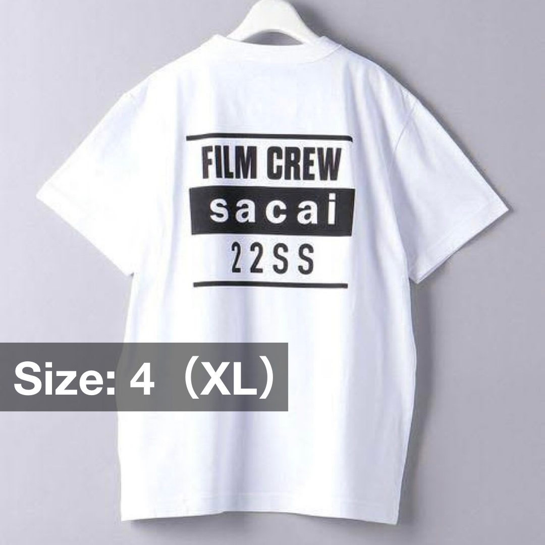 新品未使用 sacai kaws Tシャツ ホワイト サイズ4