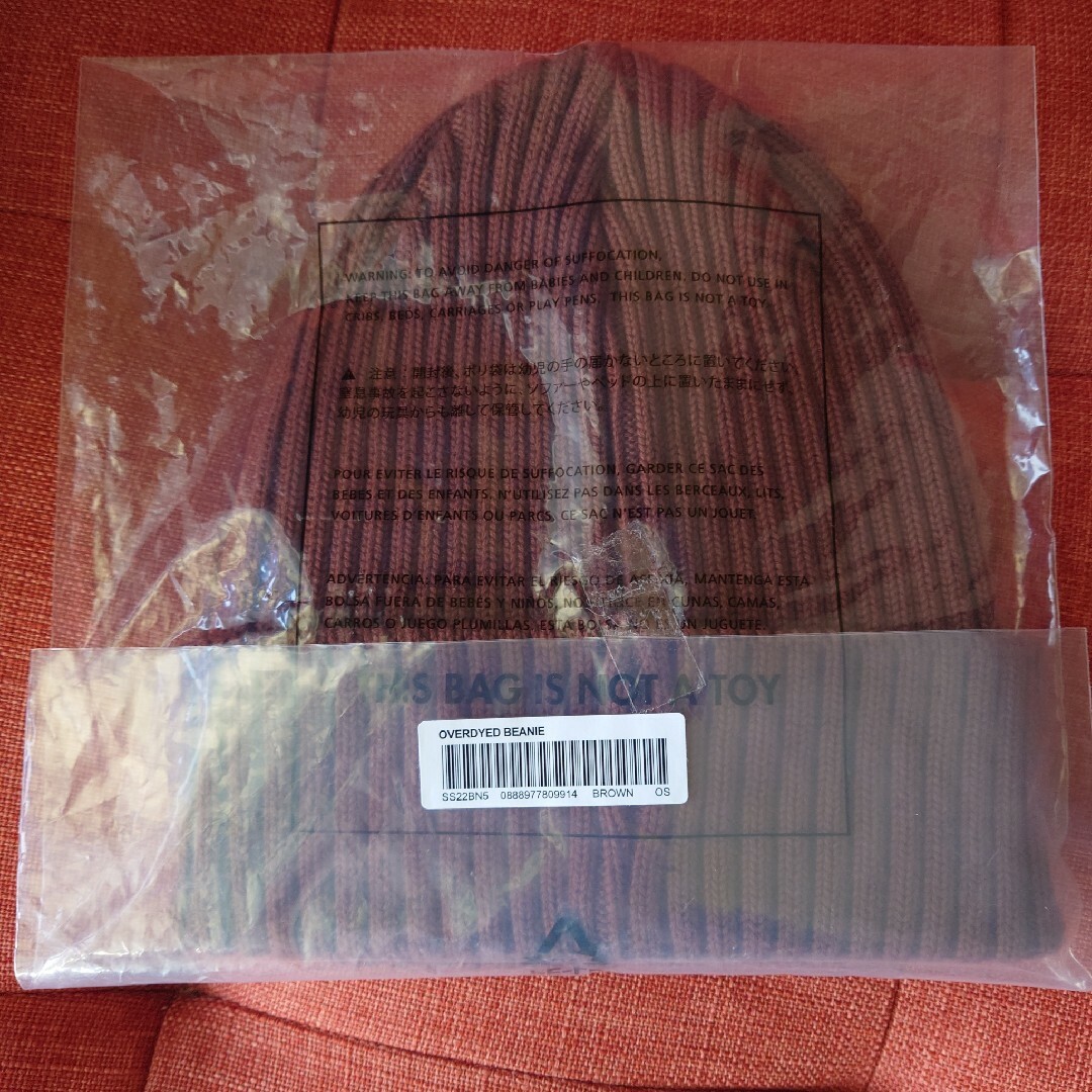 Supreme(シュプリーム)のSupreme SS22 Overdyed Beanie "Brown" メンズの帽子(ニット帽/ビーニー)の商品写真