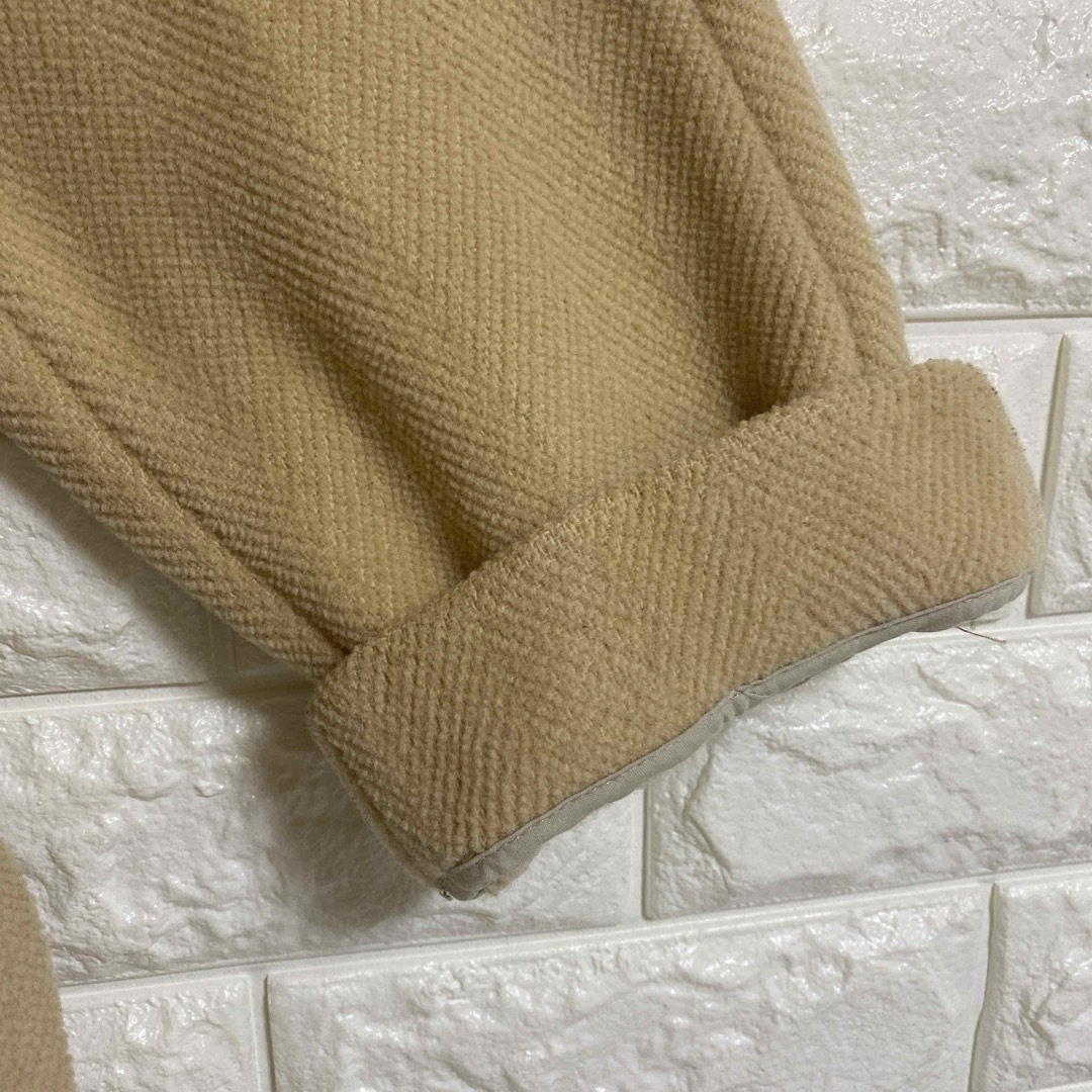 OLD ENGLAND ダッフルコート ヘリンボーン ウール ベージュ | chago.com.mx