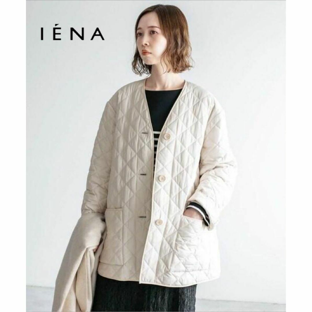 IENAの美品美品★IENA キルティングショートコート 0906