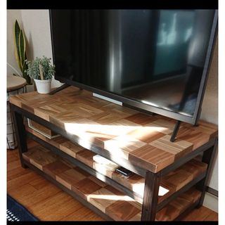 ハンドメイド　テレビラック(家具)