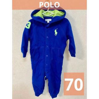 ポロラルフローレン(POLO RALPH LAUREN)のラルフローレン　ベビー　ロンパース　9M  70サイズ(ロンパース)