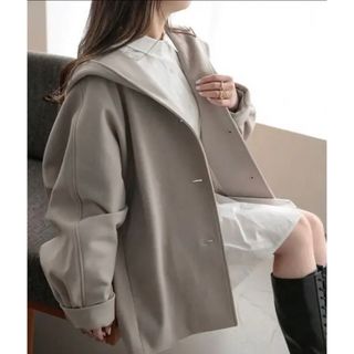 ヘザー(heather)のHeather WOOLLYTECH ウーリーテック/ミドルフードCOAT(その他)