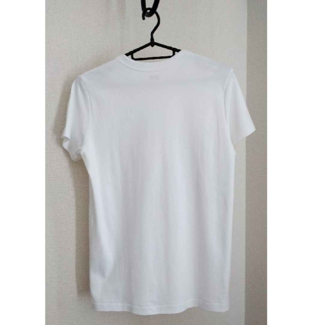 UNIQLO(ユニクロ)のUNIQLO　クルーネックT（半袖）ホワイト レディースのトップス(Tシャツ(半袖/袖なし))の商品写真