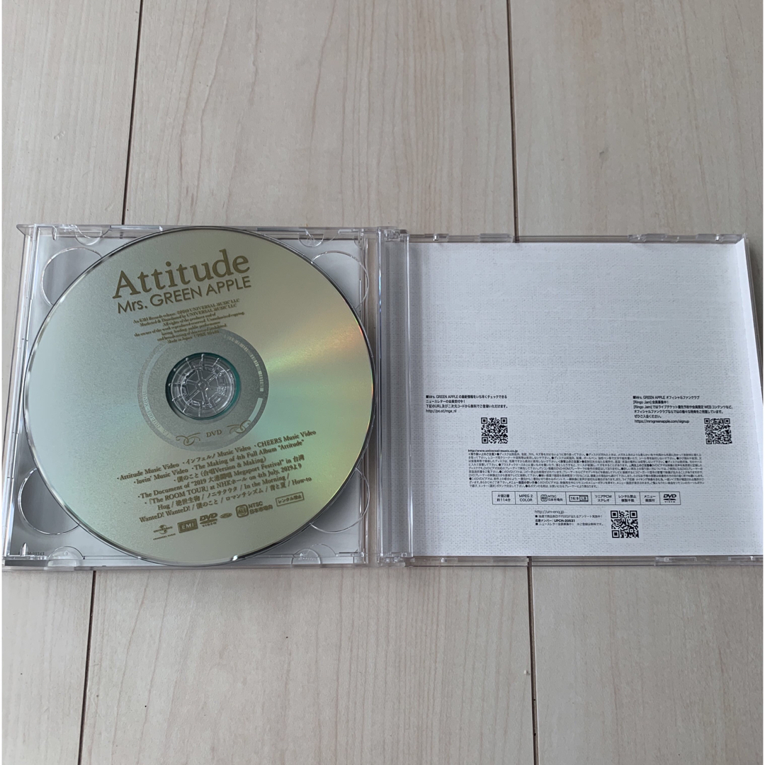 Mrs. GREEN APPLE attitude 初回限定盤の通販 by MGA|ラクマ