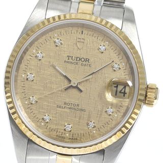 チュードル TUDOR 15008 ジュネーブ K18YG デイト クォーツ メンズ 保証書付き_763603