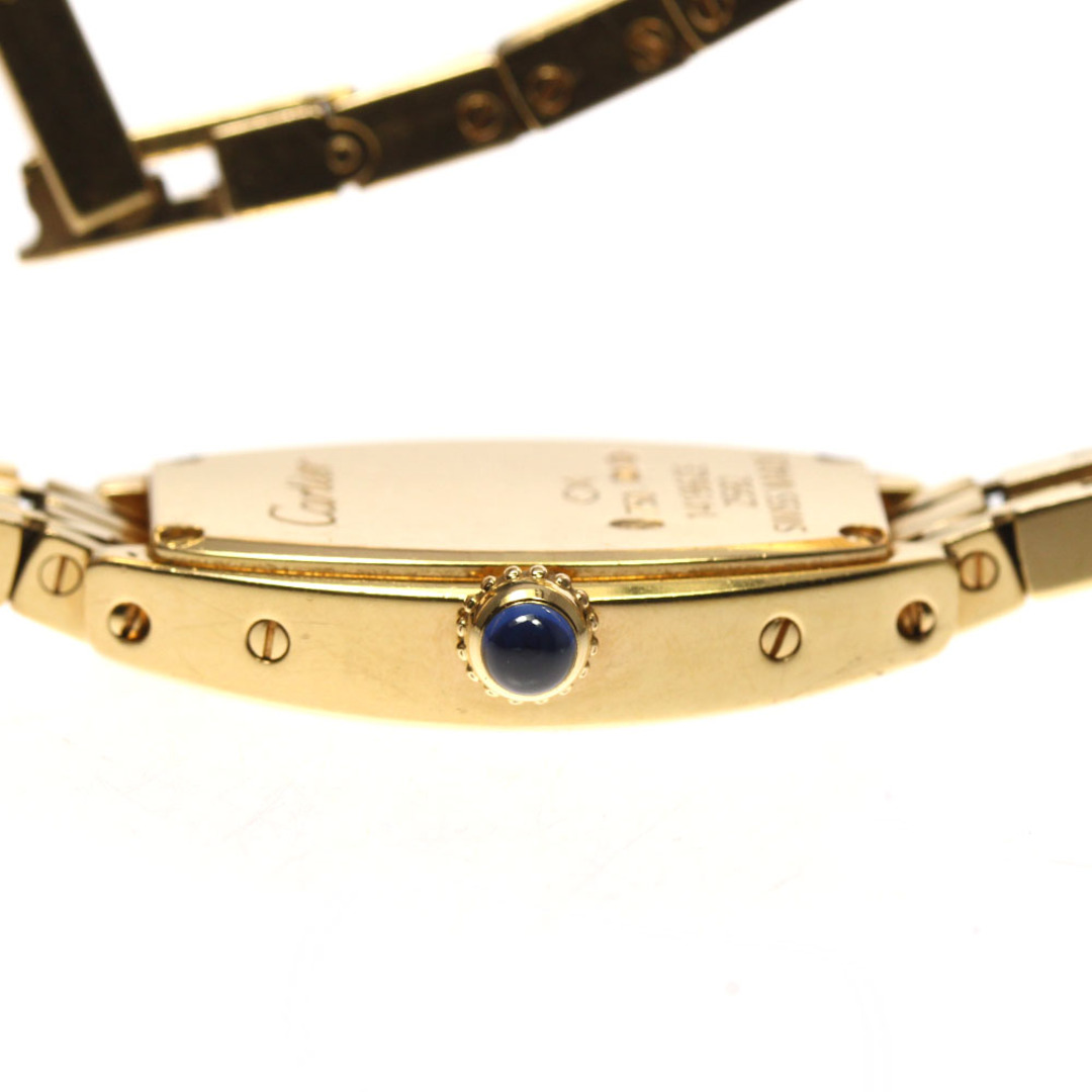 カルティエ CARTIER W15372X5 ミニトノー ラニエール K18PG クォーツ レディース _760318