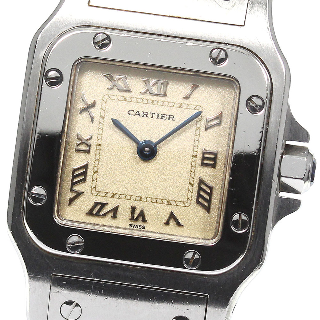 カルティエ CARTIER W20024D6 サントスガルベ SM クォーツ レディース _763611