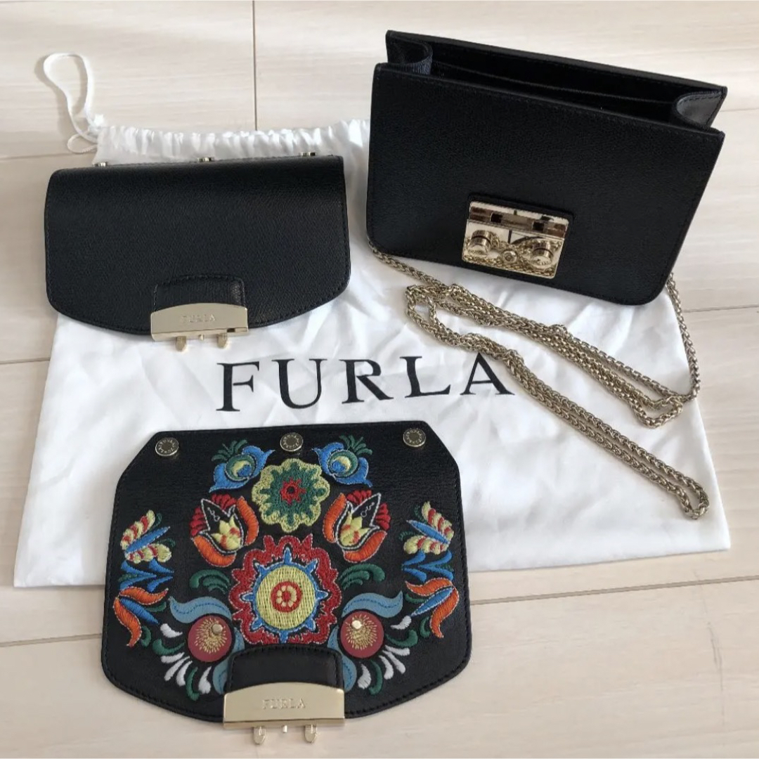 Furla(フルラ)のFURLA メトロポリス ボディ&フラップ2枚 レディースのバッグ(ショルダーバッグ)の商品写真