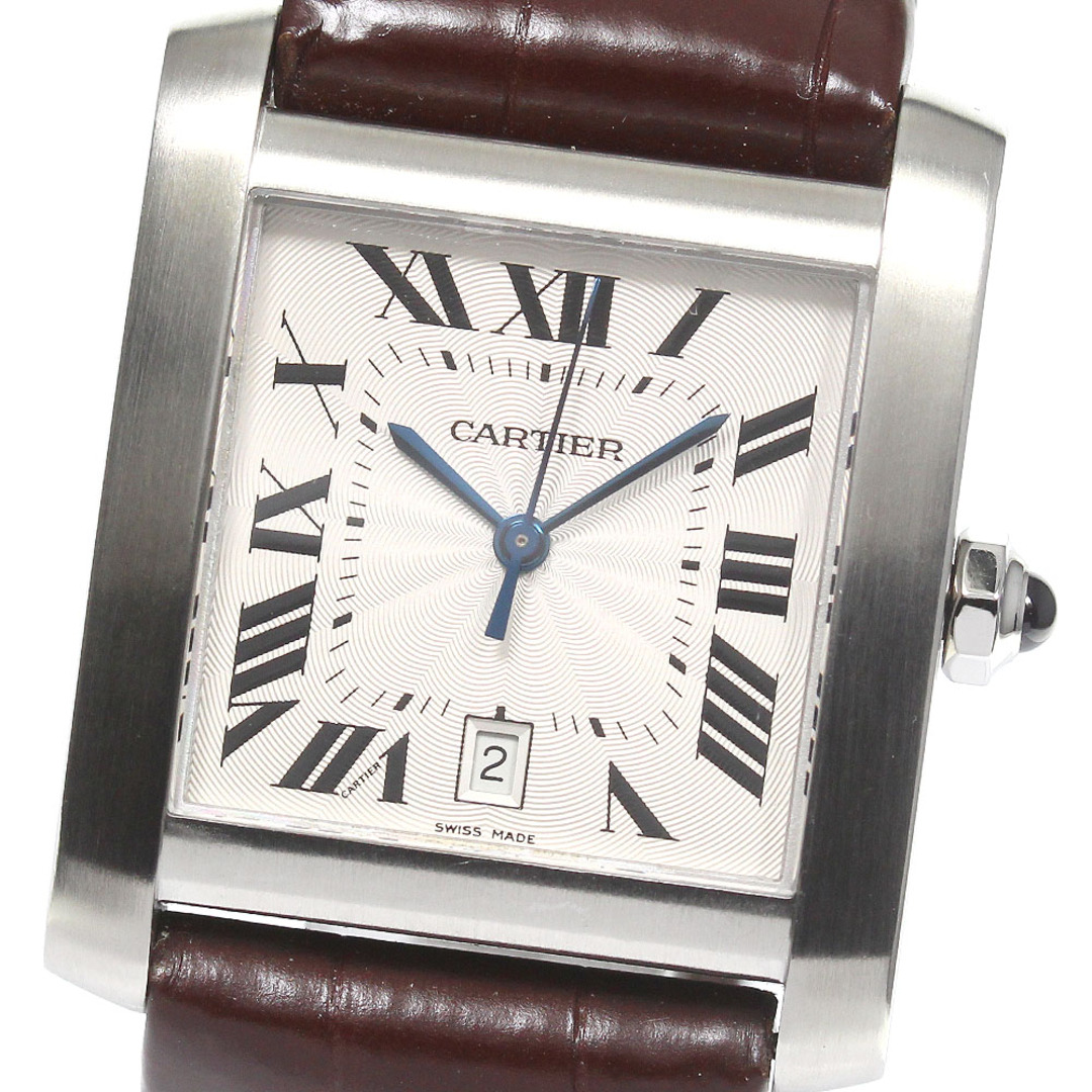 カルティエ CARTIER W5101755 タンクフランセーズXXL 自動巻き メンズ 良品 _769694