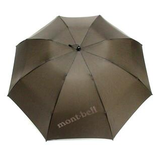 モンベル(mont bell)のモンベル 折りたたみ傘 - カーキ×黒(傘)