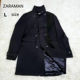 【美品✨】ZARA MAN ザラ　トレンチコート　ライナー付　ベルト　ネイビーL