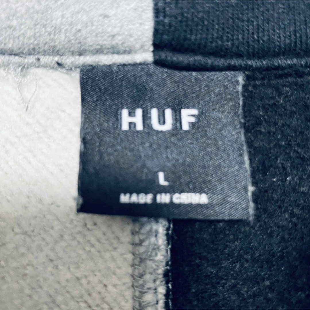 HUF - 【入手困難デザイン】HUF ハフ スウェット Lサイズ 切り替え