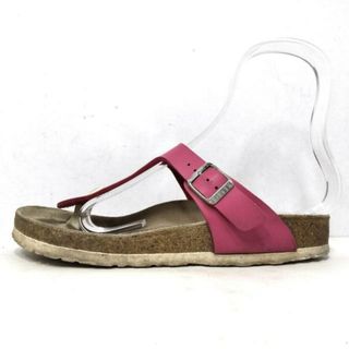 ビルケンシュトック(BIRKENSTOCK)のビルケンシュトック サンダル 38 - 合皮(サンダル)