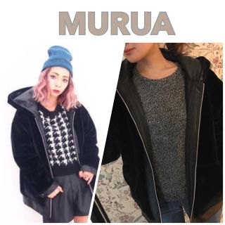 ムルーア(MURUA)の人気★リバーシブルレザーパーカー(ライダースジャケット)