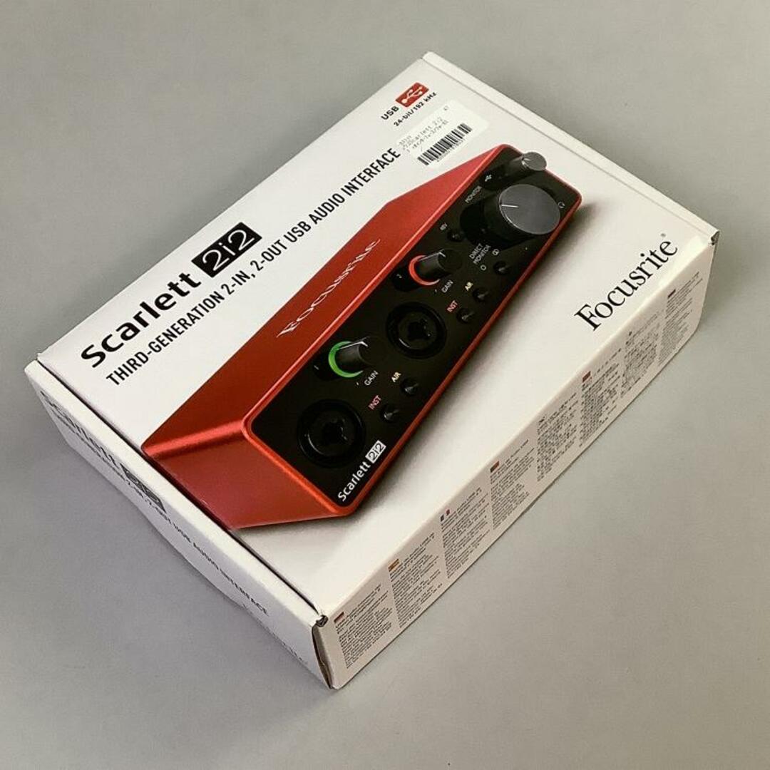 島村楽器USED　Focusrite（フォーカスライト）/Scarlett　SHOP　2i2　【中古】【USED】オーディオ・インターフェースUSBタイプ【成田ボンベルタ店】の通販　3rd　Gen　by　ラクマ店｜ラクマ