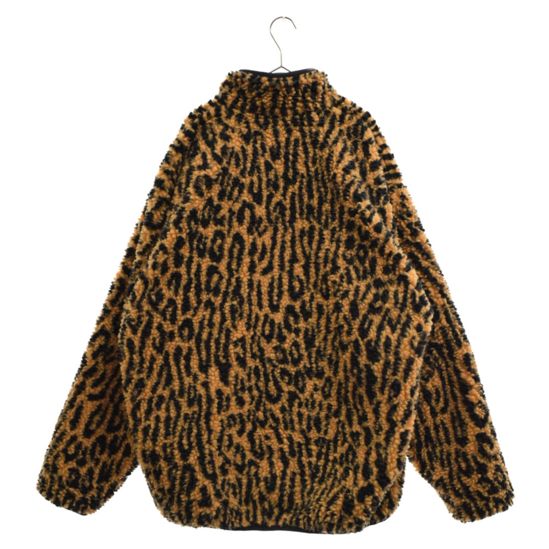 WACKO MARIA ワコマリア 22AW REVERSIBLE BOA FLEECE JACKET リバーシブルレオパードボア フリースジャケット  ブラック/ブラウン 22FW-WMO-OD03