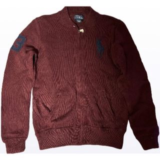 ポロラルフローレン(POLO RALPH LAUREN)の【未使用】ポロラルフローレン 刺繍パッチ付きジャンパーカーディガン(カーディガン)