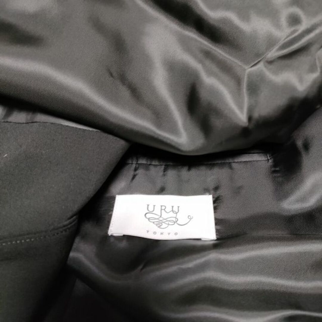 URU(ウル)のURU 新品 NO COLLAR JACKET 定価61600円 22SWT01 ノーカラー ジャケット 22SS ブラック メンズ ウル【中古】3-0903M∞ メンズのジャケット/アウター(その他)の商品写真