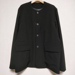 ウル(URU)のURU 新品 NO COLLAR JACKET 定価61600円 22SWT01 ノーカラー ジャケット 22SS ブラック メンズ ウル【中古】3-0903M∞(その他)