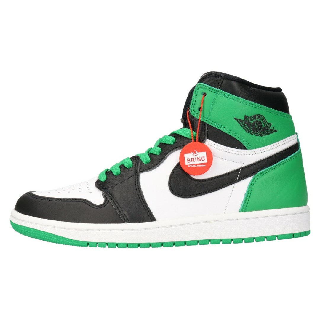 NIKE ナイキ AIR JORDAN 1 HI Black and Lucky Green DZ5485-031 エアジョーダン 1ハイ ハイカットスニーカー ブラック/グリーン