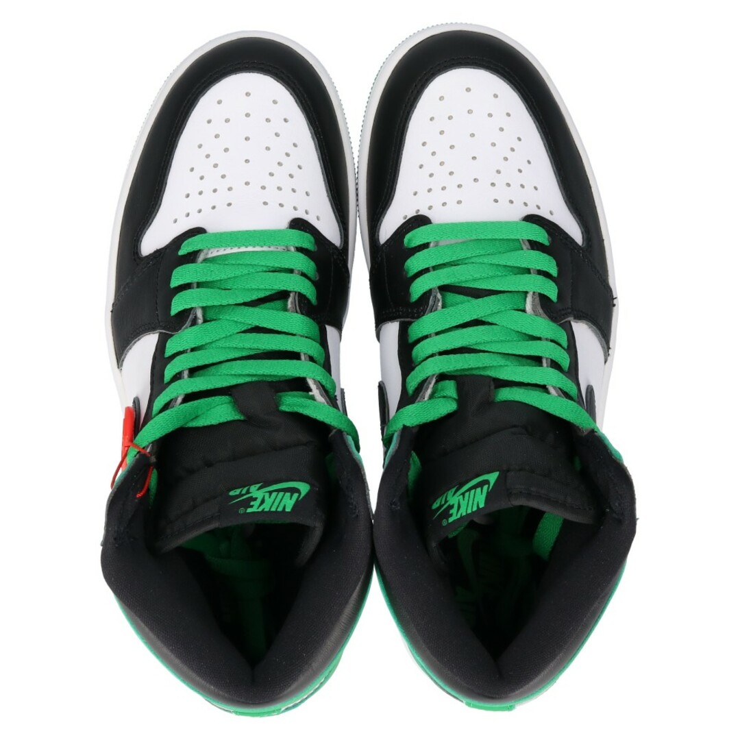 NIKE ナイキ AIR JORDAN 1 HI Black and Lucky Green DZ5485-031 エアジョーダン 1ハイ  ハイカットスニーカー ブラック/グリーン