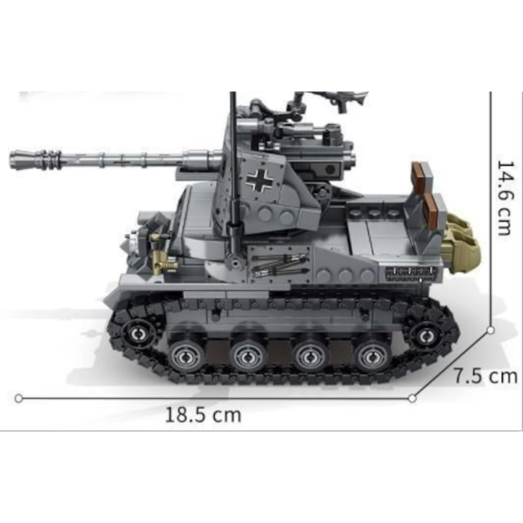 新品 レゴ互換 ドイツ軍 マルダーⅢ 自走砲 マーダー ミニフィグ 戦車
