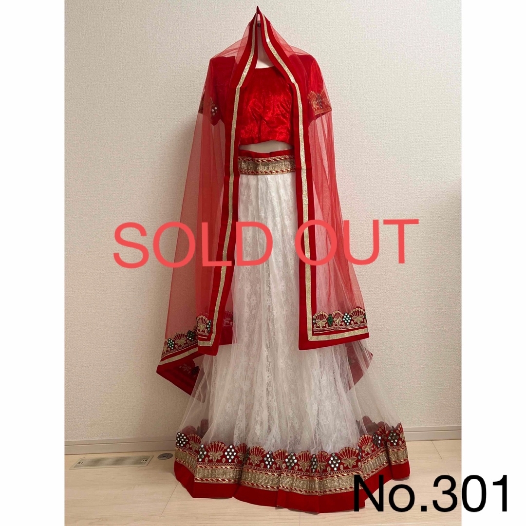 コスプレ【No.301】インド　ネパール　婚礼用　民族衣装　レヘンガ　ランガー