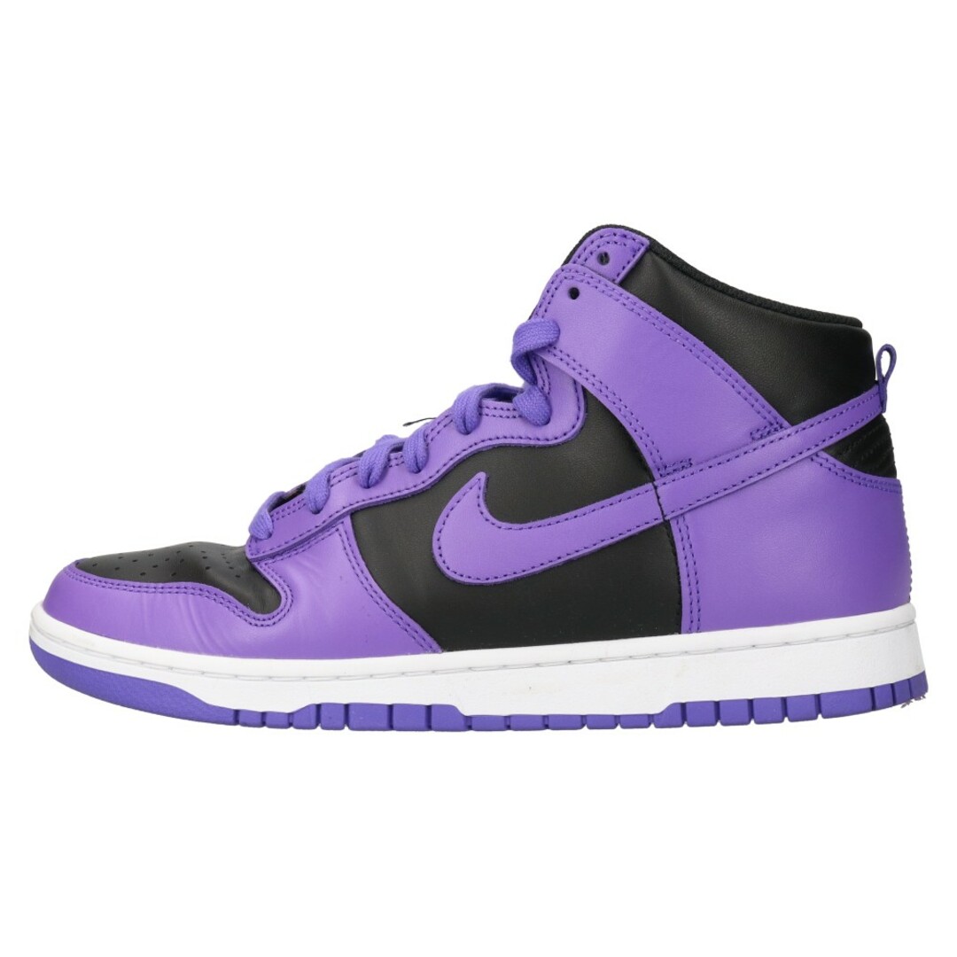 NIKE(ナイキ)のNIKE ナイキ DUNK HI RETRO BTTYS ダンクハイレトロ ハイカットスニーカー ブラック/パープル US9/27cm DV0829-500 メンズの靴/シューズ(スニーカー)の商品写真