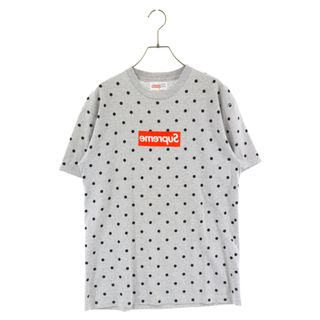 シュプリーム(Supreme)のSUPREME シュプリーム 12SS×コムデギャルソン ドーバーストリート ドット ボックスロゴ 半袖Tシャツ グレー(Tシャツ/カットソー(半袖/袖なし))