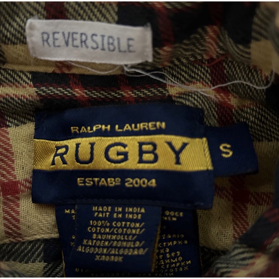 Ralph Lauren(ラルフローレン)の最終価格ラルフローレンラグビー　タータンチェックリバーシブルネルシャツ メンズのトップス(シャツ)の商品写真