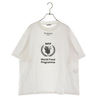 バレンシアガ(Balenciaga)のBALENCIAGA バレンシアガ 18AW WFPロゴプリント 半袖Tシャツ ホワイト 541705 TCV36(Tシャツ/カットソー(半袖/袖なし))